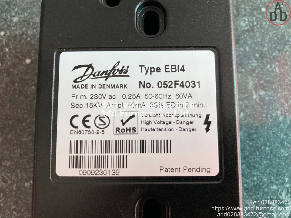 Danfoss Type EBI4 No.052F4031 (11)